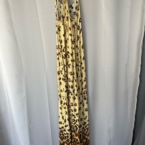 MinkPink long leopard dress size Small